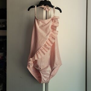 7/8 Cat & Jack Ballet Leotard Ruffled Halter